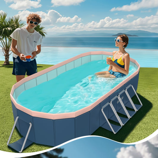 1.8m PVC Folding Pool Not Inflatable Bathes And Cools In Summer, Suitable For Outdoor Patio Beach Garden
