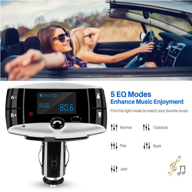 Car Mounted Wireless FM Transmitter