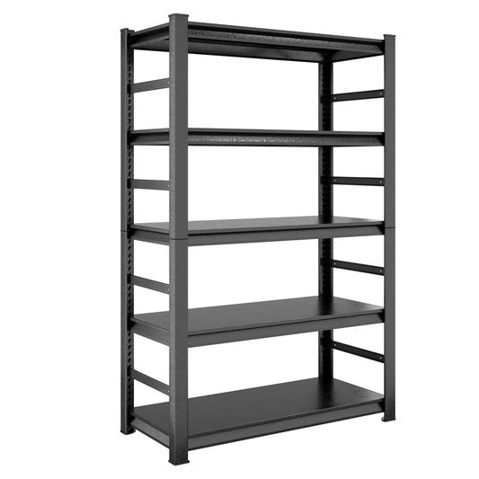 Storage Shelves 5 Tier Heavy Duty Metal Shelving Unit Adjustable Shelving Units And Storage Rack Kitchen Garage Shelf H72 X W47.2 X D23.6