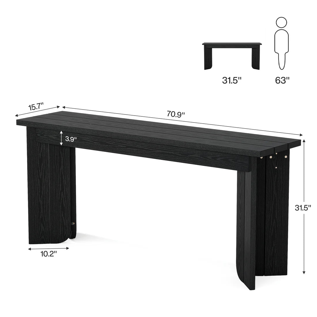 Wooden Hallway Table,Console Table,Sofa Table Only Table