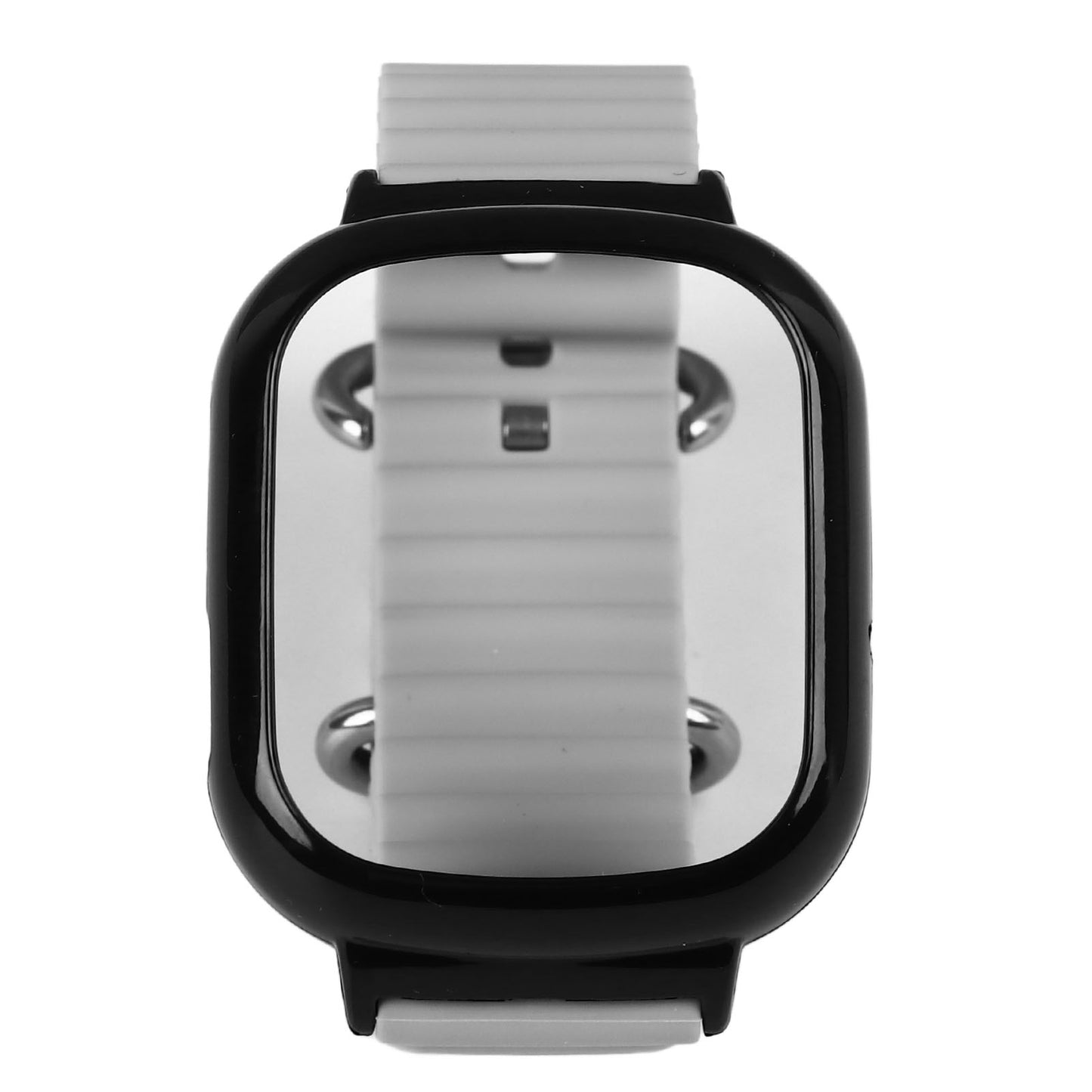 Watch Silicone Strap With Built In PC Case Fashionable Adjustable Wristband For Honor 4 Gray