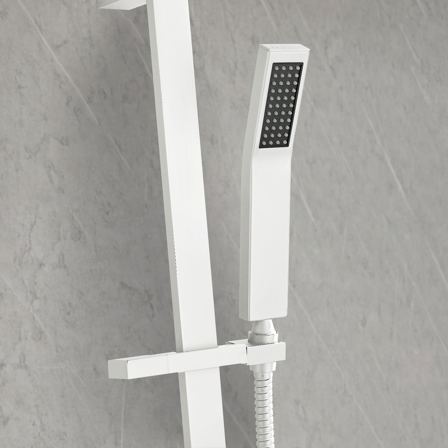 Handheld Shower With 28-Inch Slide Bar And 59-Inch Hose