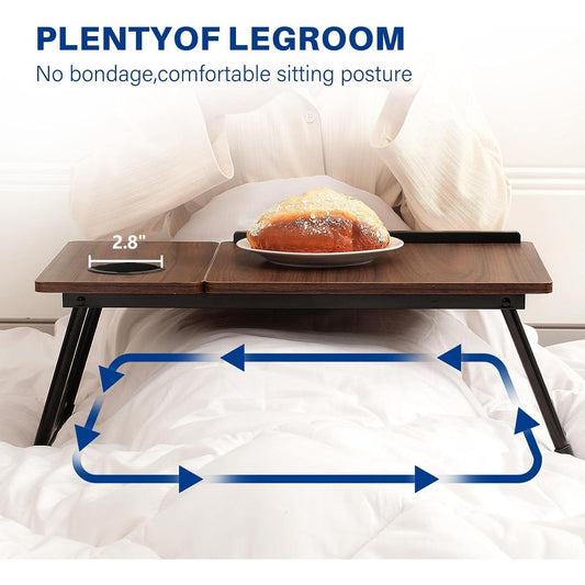 Adjustable Laptop Desk,Bed Computer Desk, Foldable Study Desk, Bedroom, Children's Adjustable Table, Small Coffee Table, Dining Table, Adjustable Solid Wood Writing Desk