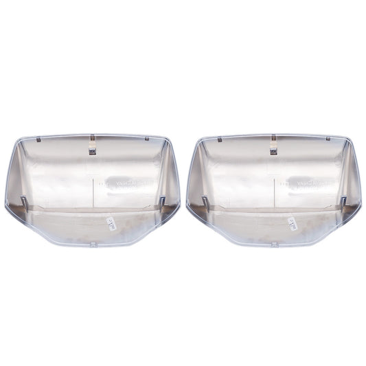 A Pair Of Chrome Hood Mirror Covers Fit For Kenworth & Peterbilt