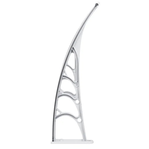 HT-100 X 80 Household Application Door & Window Rain Cover Eaves Transparent Board & White Holder