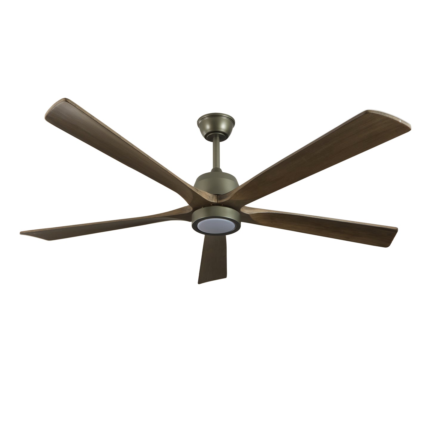 60 Modern Wood Ceiling Fan With Light And Remote Control,6-Speed Noiseless Reversible DC Motor, Ceiling Fan For Kitchen Dinning Living Room