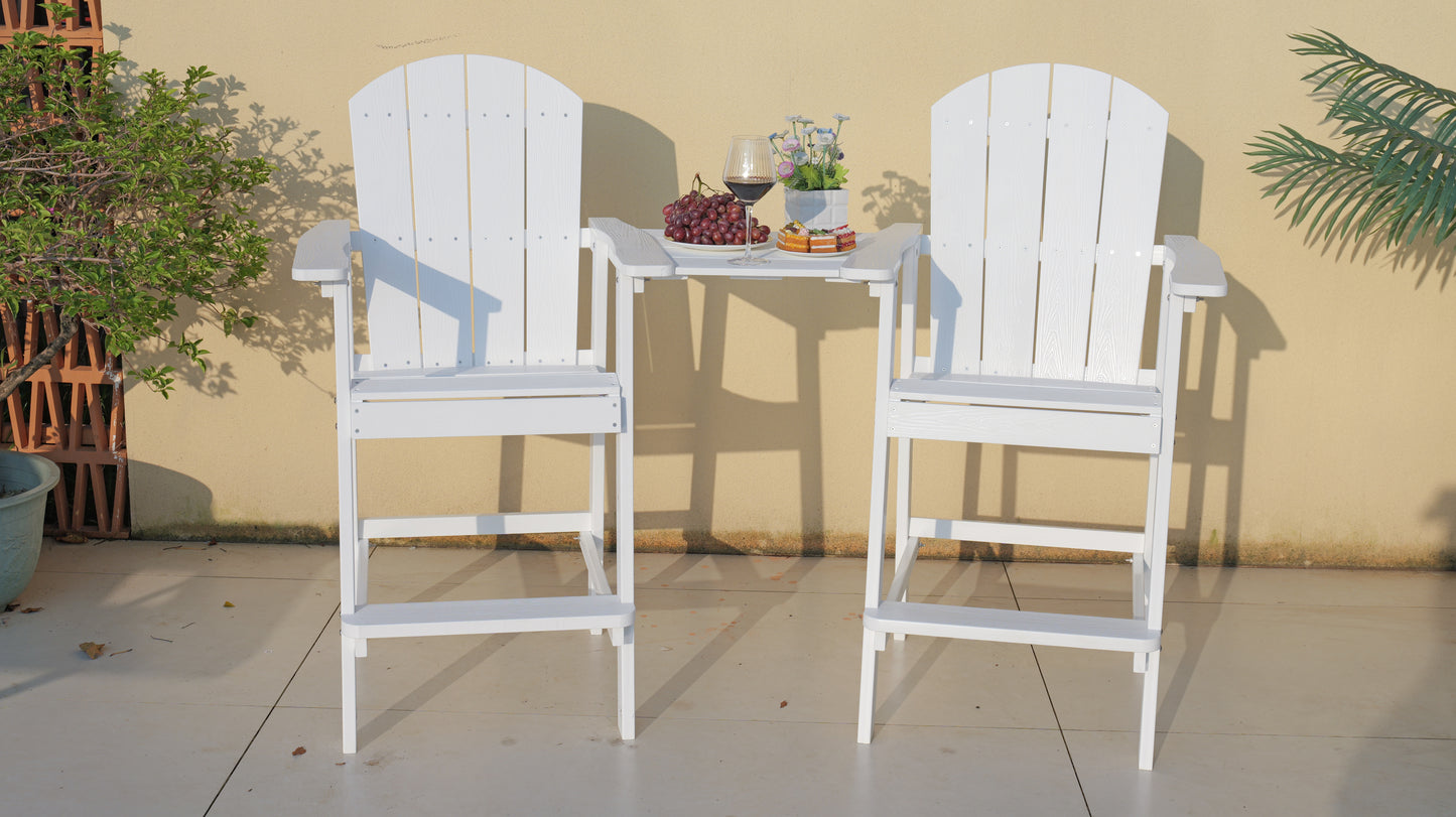 Outdoor Bar Chair Set Perfect For Patio Happy Hour Togethers & Casual Evening Hangouts,HIPS Material