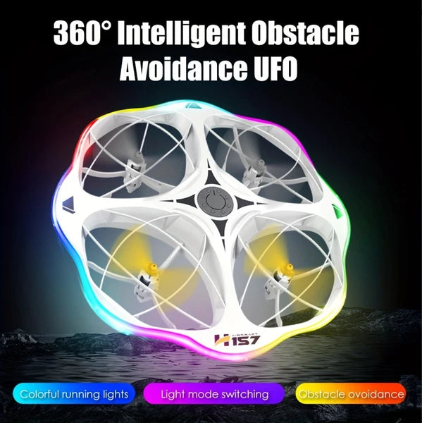 H158 Intelligent Aircraft | Four-rotor Power System, One-key Takeoff, Optical Flow Hovering, Intelligent Height Control, Airframe Safety Protection, Anti-collision, Stunt Roll Operation