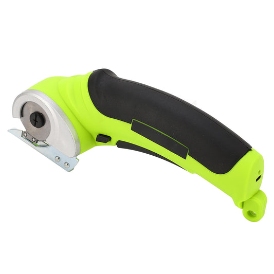 Cordless Electric Scissors Handheld Fabric Cutter 240RPM Rechargeable Tool For Carpet Sponge Light Green