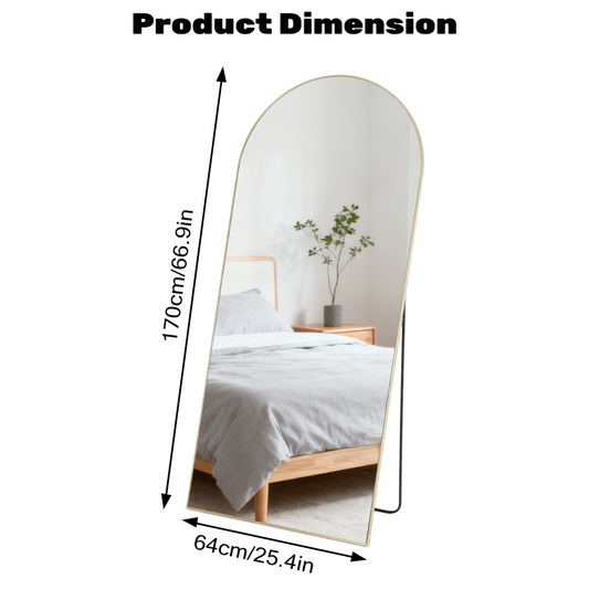 Rectangle Full Length Mirror, Full Body Standing Mirror Floor Mirrors