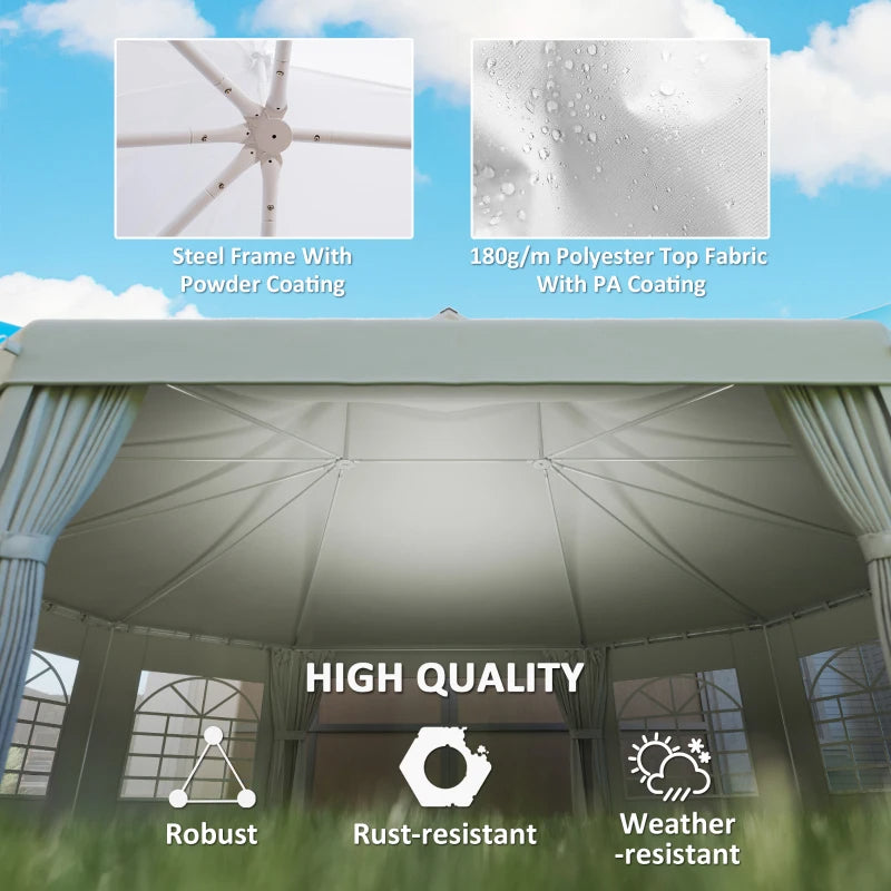 29' X 21' Canopy Party Event Tent With 2 Pull-Back Doors, White,For Multiple Packages Of Goods, Please Pay Attention To The Details, Dimensions, And Weight.