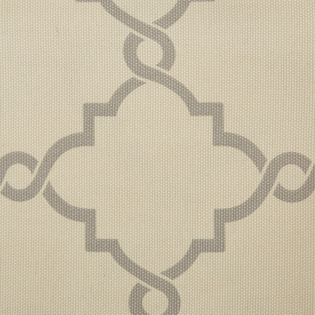 Fretwork Print Grommet Top Window Curtain Panel Only 1 Pc Panel