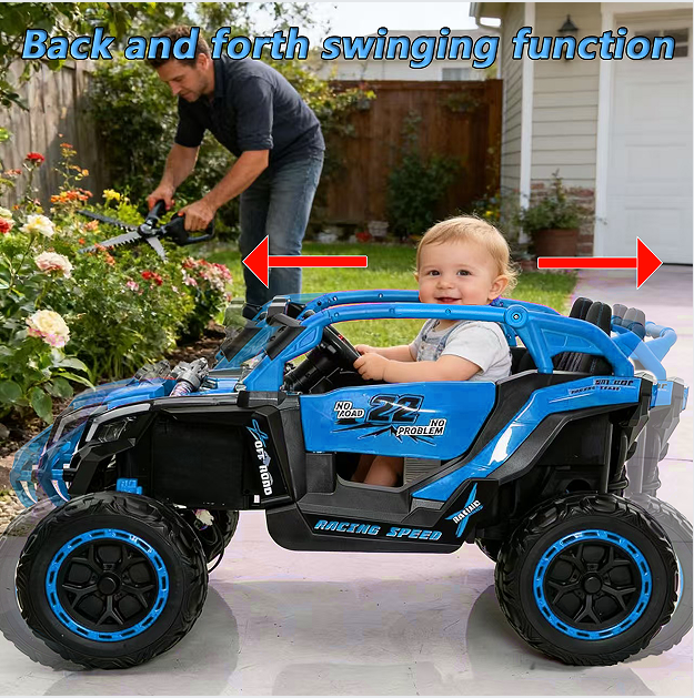24V 400W Kids Ride On Car UTV W&Parents Remote Control,4-wheel Suspension, 3 Speed, Power Display,Bluetooth,MP3,Music,LED Light, Provide A Speed Of 4-8KM&H For Kids