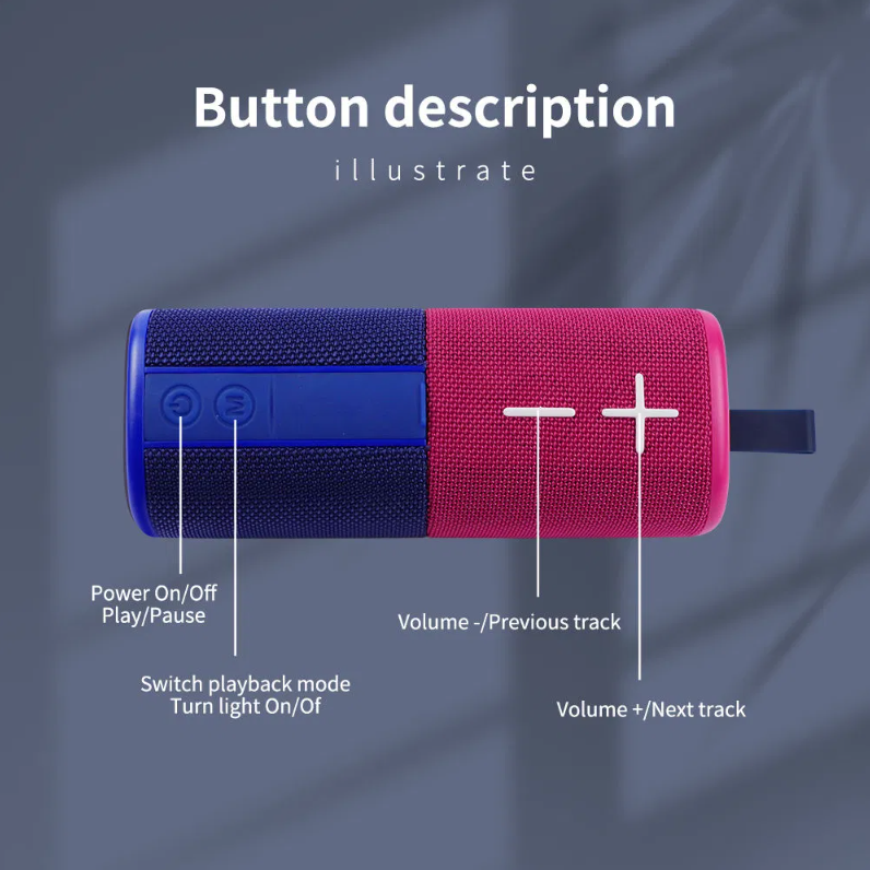 Cyboris S18 2 In 1 Magnetic Split Bluetooth Speaker, Color Blocking Waterproof Dual Splittable Portable Wireless Speaker 20W Loud Stereo Sound, Bluetooth V5.3, 24H Playtime, True Wireless Stereo