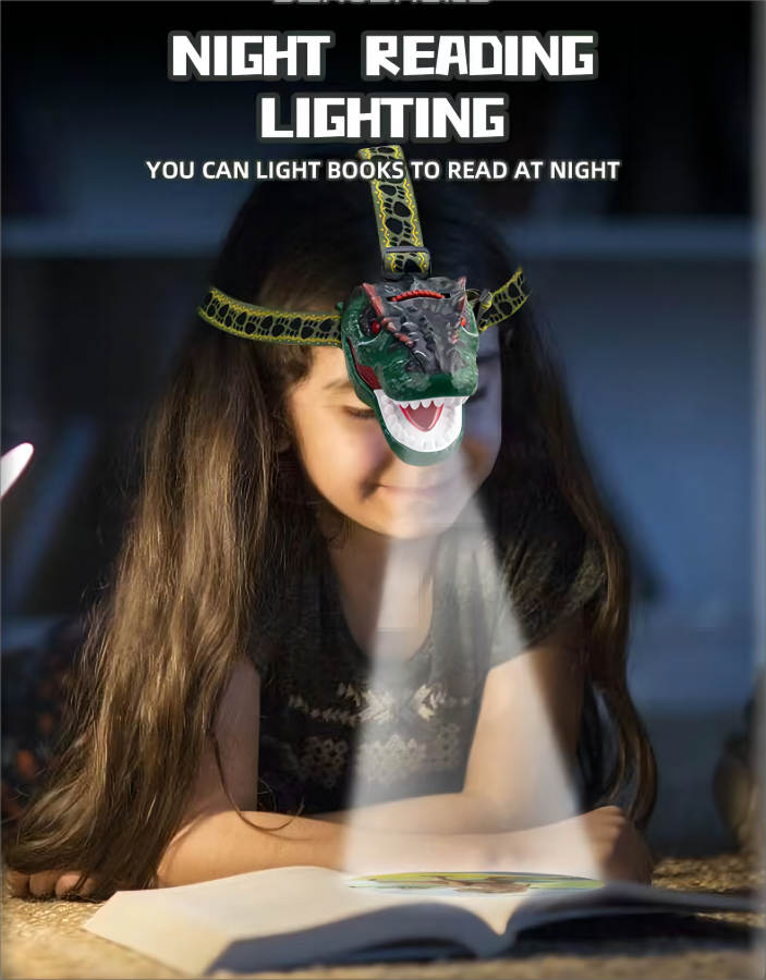 Dinosaur Headlights With Lighting Music,only Can Be Used On TK