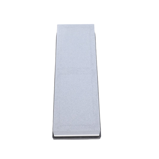 Sharpening Stone 400 1000 Grit Dual Sided Whetstone With Anti Slip Base White Corundum For Kitchen Grey And White