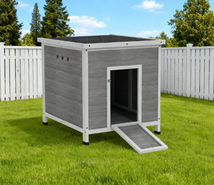 Wooden With Openable Roof Cage, Removable Floor, Double Doors