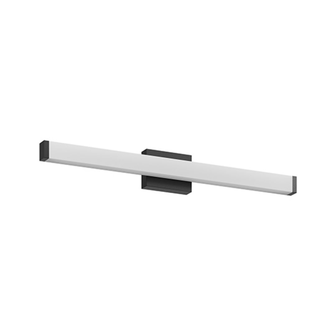 Bathroom Vanity Light Black - 33 Inch Modern Vanity Lights For Bathroom - 18W LED Bath Lights Over Mirror Cool White Light 6000K