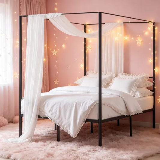 Canopy Bed Frame Only Bed Frame