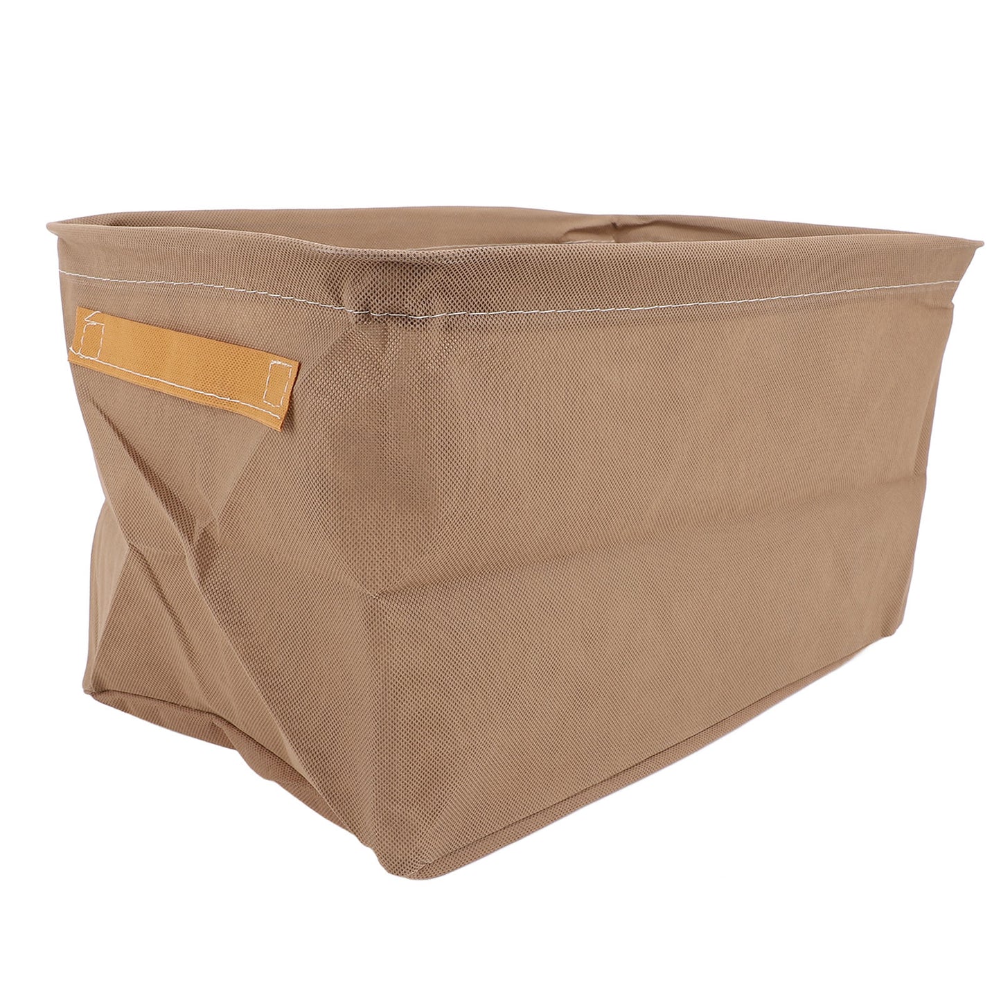 6 Pcs Clothes Storage Box Thickened Fabric Foldable Storage Bin Clothing Container For Closet Wardrobe Khaki 48x28x25cm/18.90x11.02x9.84in