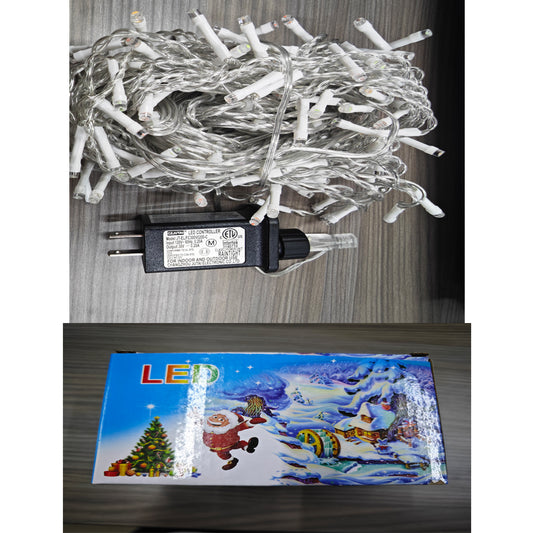 Warm White String Lights, LED Ice Bar Light 10m 400mm Curtain Light Modes With End-to-End Plug, Waterproof Fairy Lights For Bedroom Wall Wedding Party Decorations