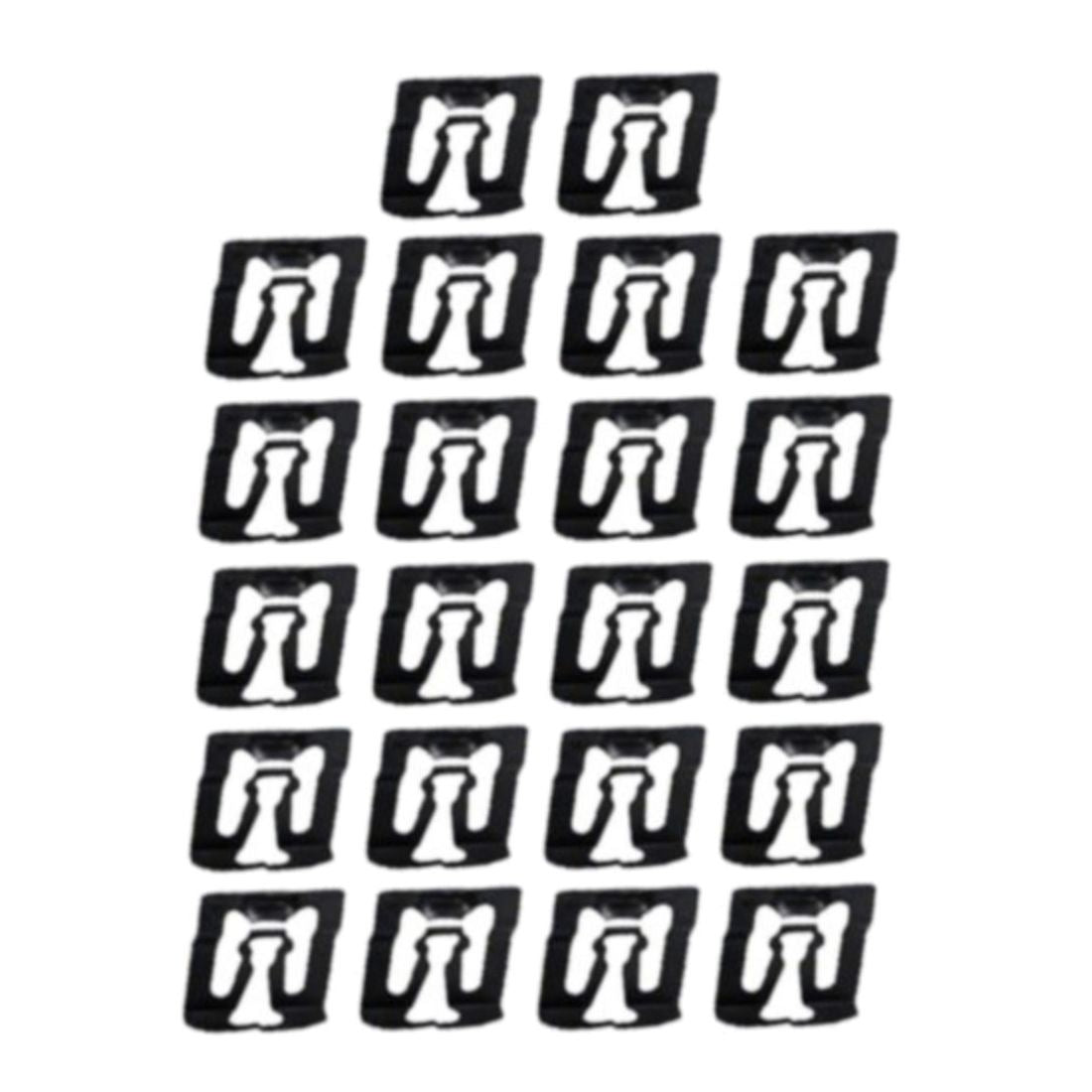22-pc Rear Glass Molding Clip Set For Chevrolet