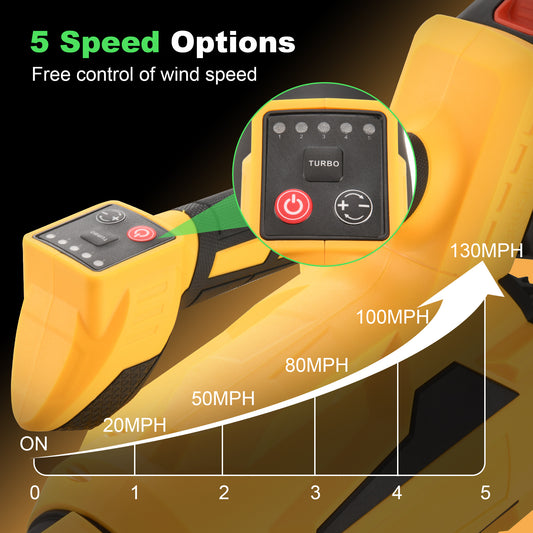 Leaf Blower Cordless Upgraded - 21V Powerful Electric Cordless Leaf Blower With 1 X 4.0Ah Batteries & Charger, Battery Powered Leaf Blower Is Suitable For Lawn Care, Patio, Patio, Dust Snow