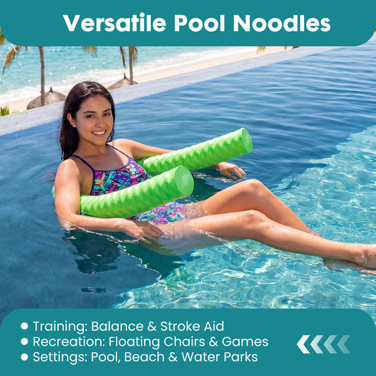 Noodle-shaped Float Devices For Swimming And Floating In Swimming Pools, Solid Styrene-butadiene Rubber Foam Swimming Pool Float Devices