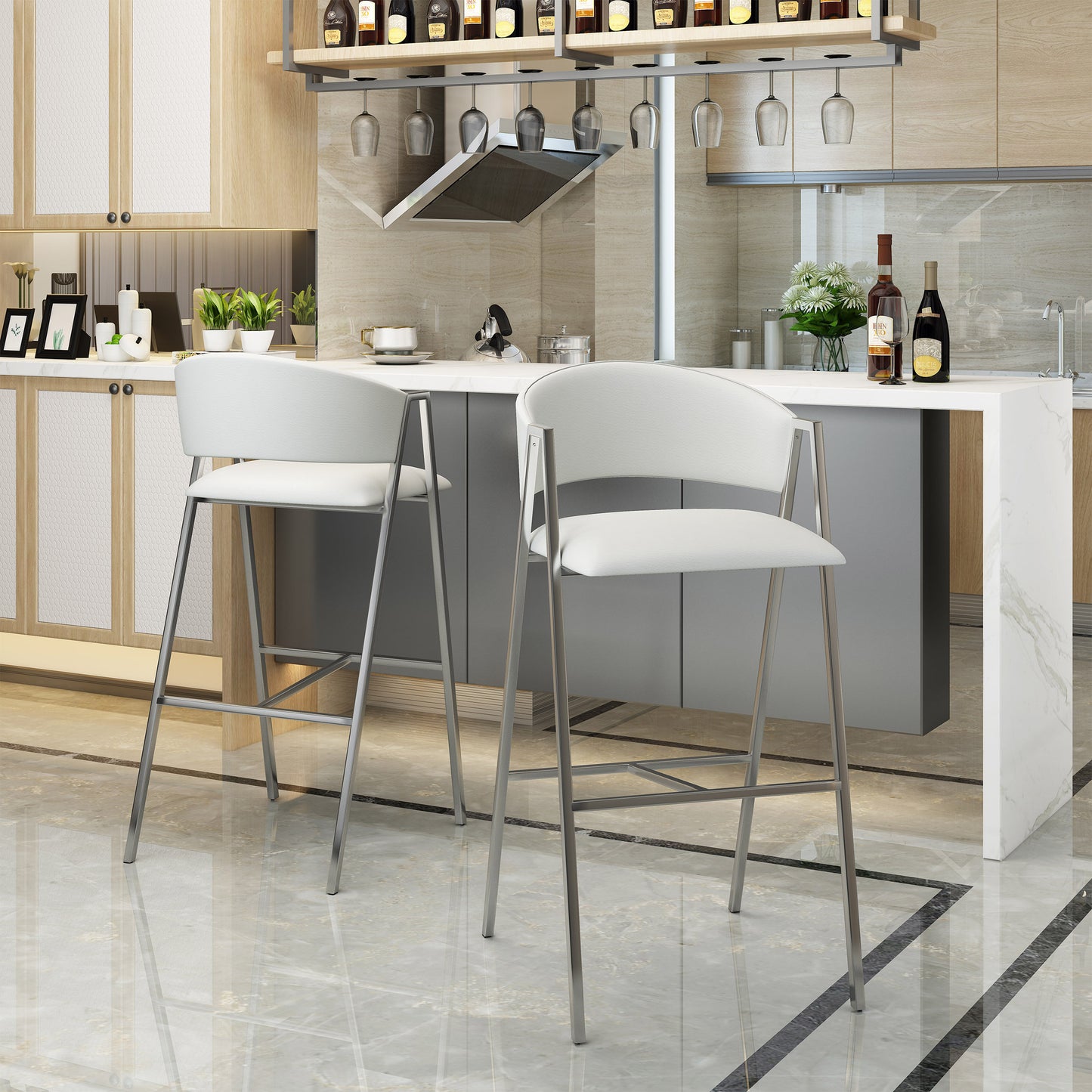 MODERN BAR STOOLS MP2 Set Of 2