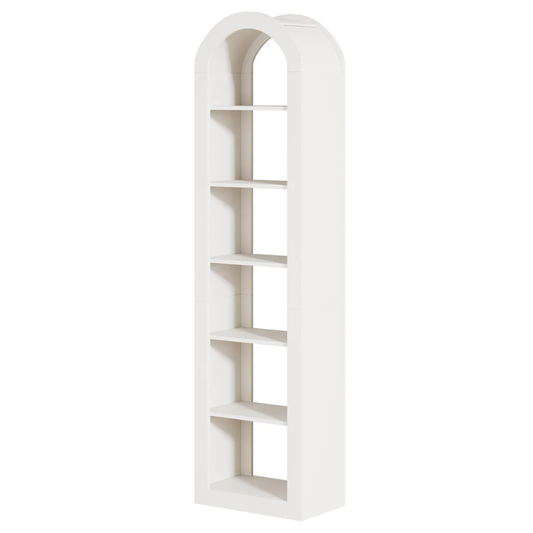 Open Display Shelf,Arched Bookshelf,Bookcase
