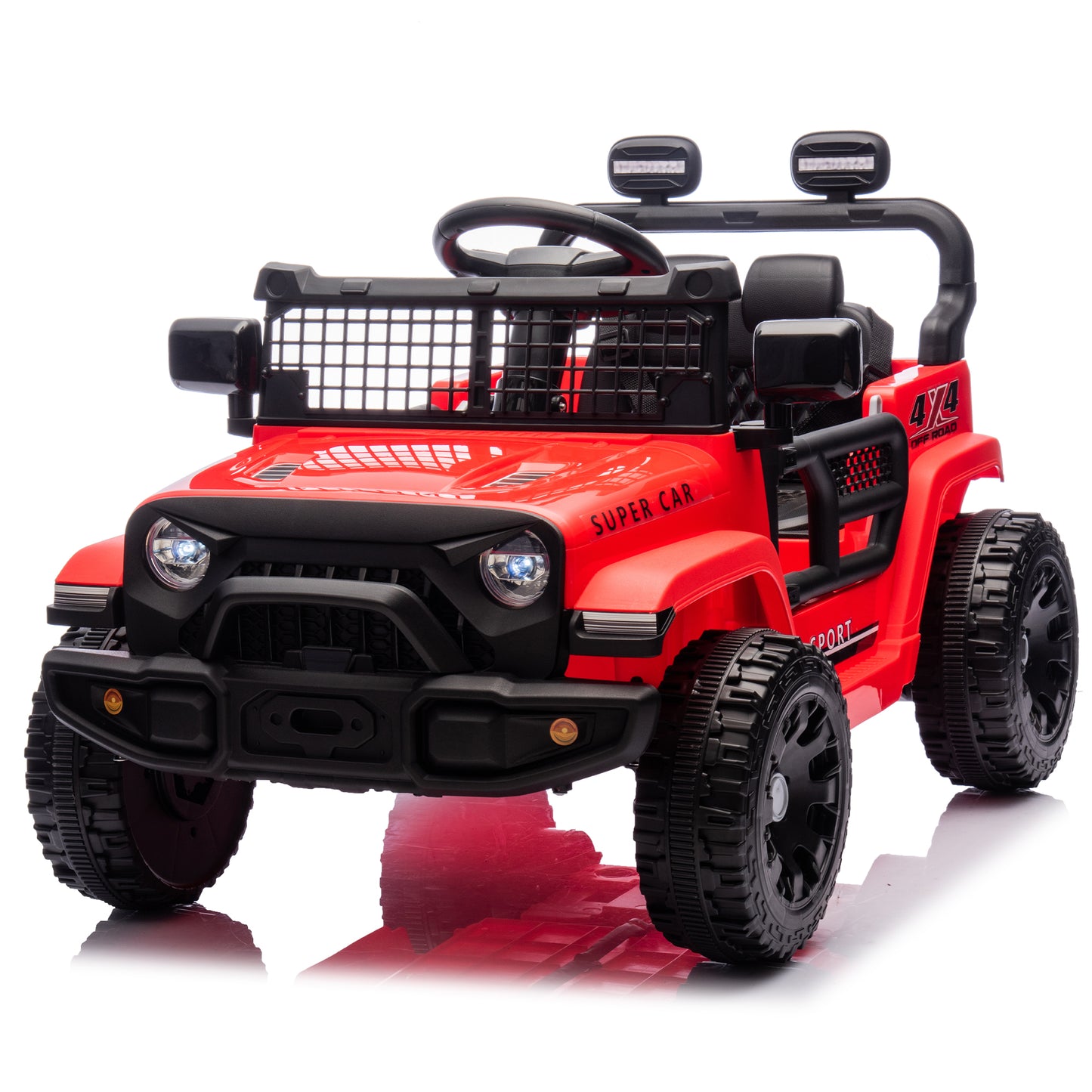 24V Kids Ride On Car W Parents Control,Four-wheel Suspension,2WD,Power Display,Bluetooth,MP3,Music,LED Headlight,Provide A Speed Of 1.86-3.11MPH For Kids Around 3 Years Old.