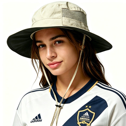 Breathable Wide Brim Sun Hat For Men & Women ,UV Protection Bucket Hat For World Cup, Stadium Games, And Outdoor Sports