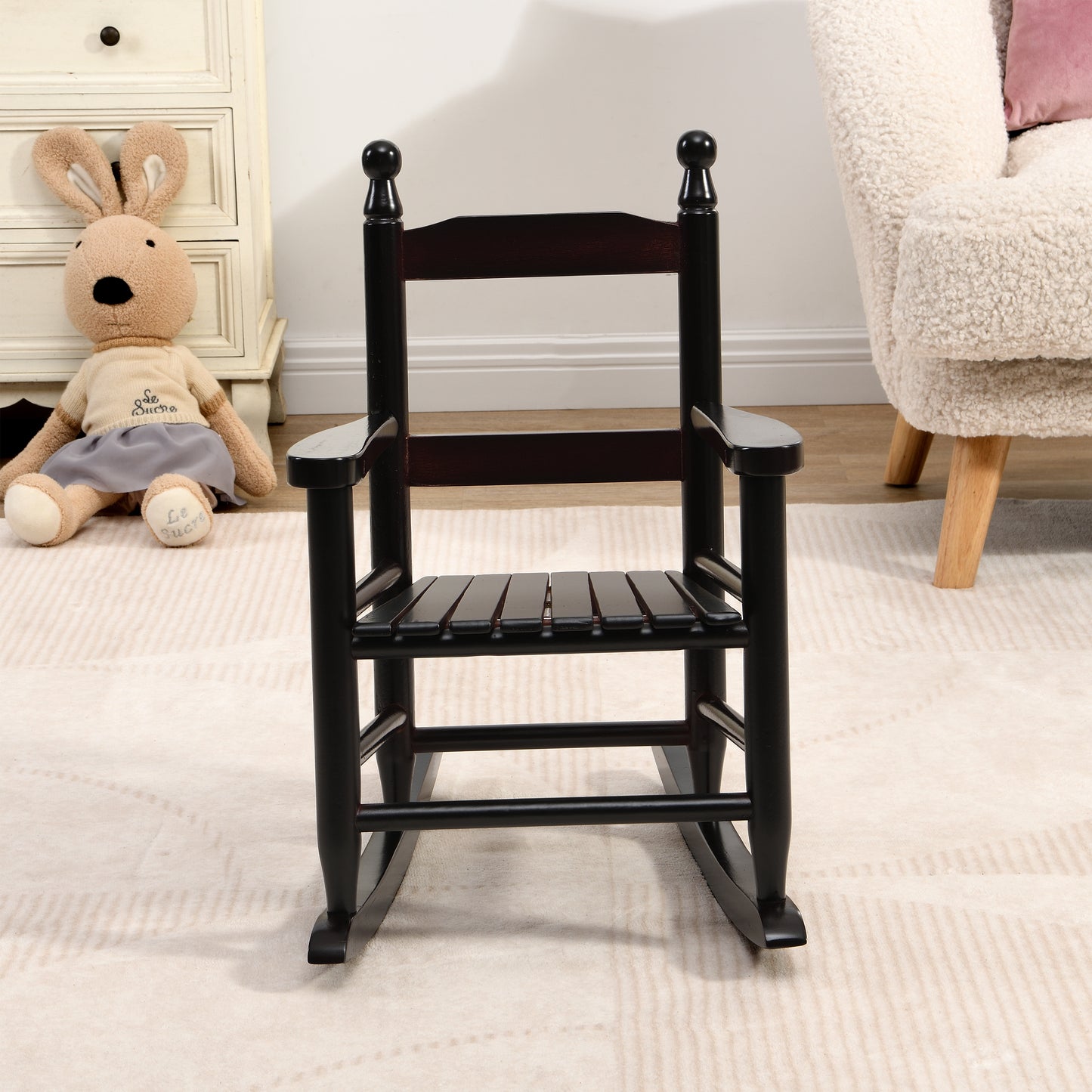 Children's Rocking Oak Chair- Indoor Or Outdoor -Suitable For Kids-Durable ESP