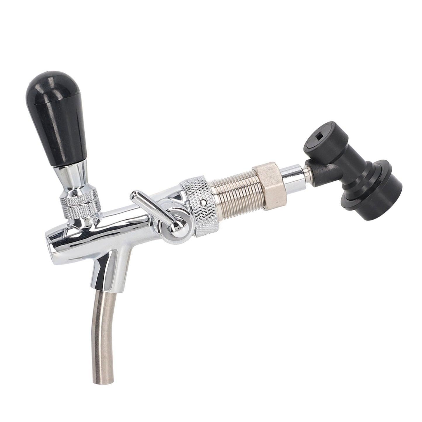 G5/8 Beer Tap 304 Stainless Steel Adjustable Beer Faucet Liquid Dispenser For Bar Restaurant Hotel Home