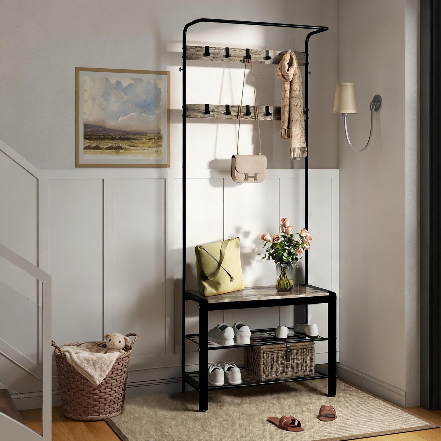 Coat Rack, Shoe Rack