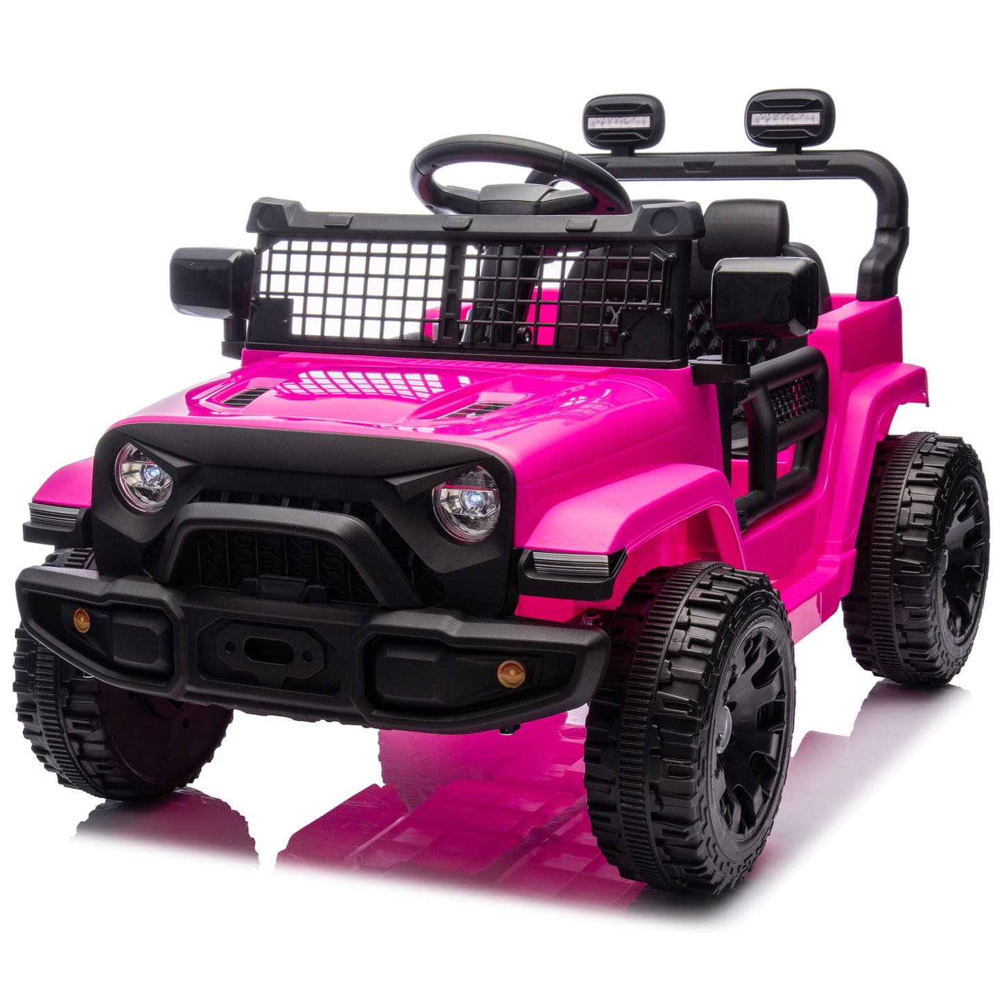 24V Kids Ride On Car W Parents Control,Four-wheel Suspension,2WD,Power Display,Bluetooth,MP3,Music,LED Headlight,Provide A Speed Of 1.86-3.11MPH For Kids Around 3 Years Old.