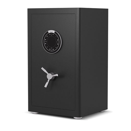 2.8 Cu Ft Steel Safe With Removable Shelf & Jewelry Box, Digital Keypad Security Safe With 10mm Thick Door & 28mm Locking Bolts, Dual Alarm & Silent Mode For Home Office Hotel