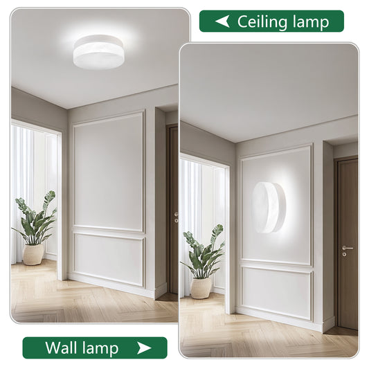 12 Inch LED Ceiling Light, 24W Flush Mount Ceiling Light,Round Low Profile Ceiling Lights For Bedroom, Living Room, Dining Room White