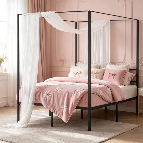 Canopy Bed Frame Only Bed Frame