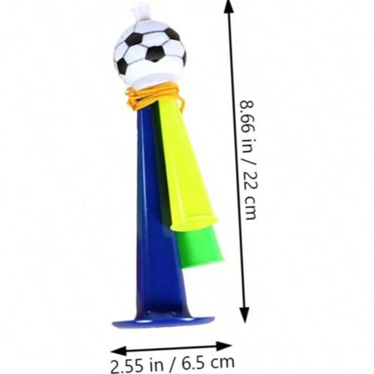 4pcs Football Cheering Horn,World Cup Supporter Horn, Match Day Accessory, Party Favor, 2026 World Cup, World Cup Supporter, Sports Stadium Cheering,Color Random
