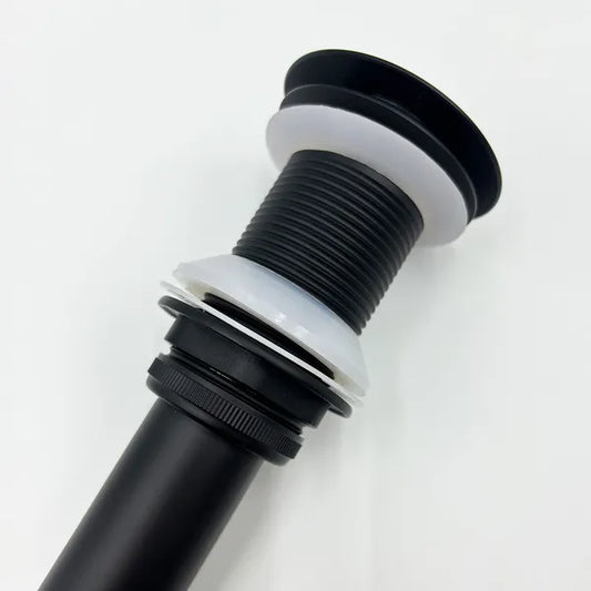 Bathroom Sink Drain Without Overflow, Vessel Sink Lavatory Vanity Pop-Up Drain Stopper, 304 Stainless Steel