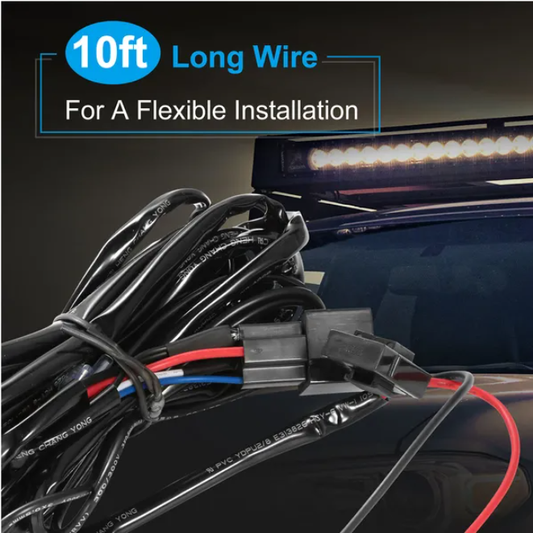 Power Relay, Fuse Switch, 10 Foot Long Universal Accessory, Light Strip Accessory