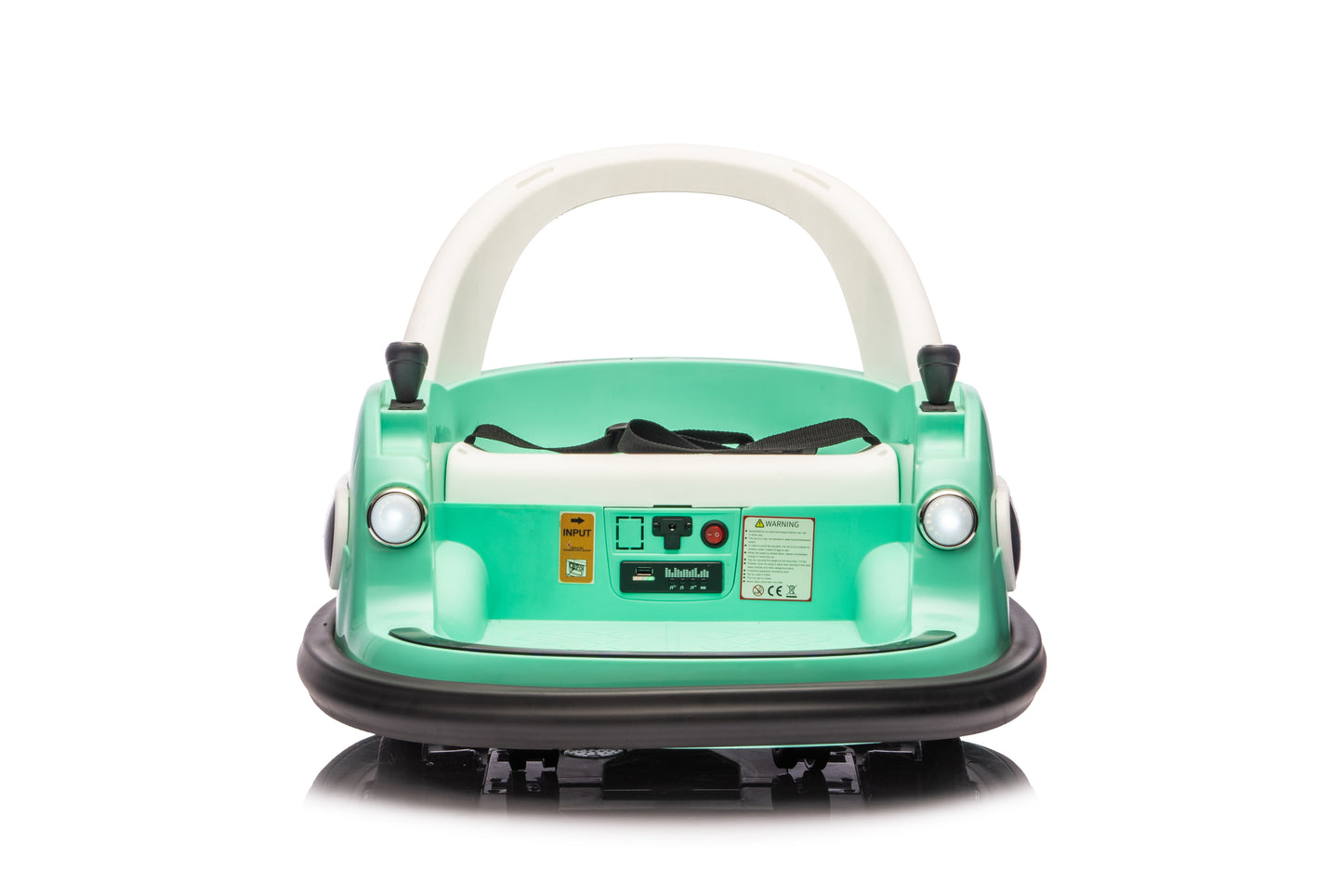 12V Ride On Bumper Car For Kids,electric Car For Kids,1.5-5 Years Old,W Remote Control, LED Lights, Bluetooth 360 Degree Spin, Vehicle Body With Anti-collision Padding Five-point Safety Belt,2wd