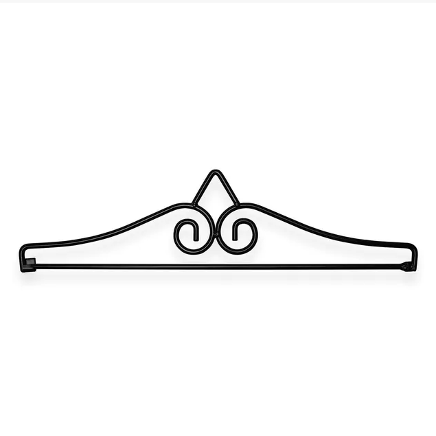Garden Flag Wall Hanger 14.2 Inch Black Wrought Iron Small Flag Hanger Heavy Duty Garden Flag Holder