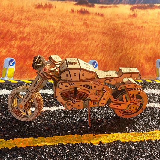 Sales Are Prohibited On The TEMU And SHEIN - 3D Wooden Puzzle Motorcycle Model Kits To Build Wooden Construction Handmade Craft Unique Gift Christmas