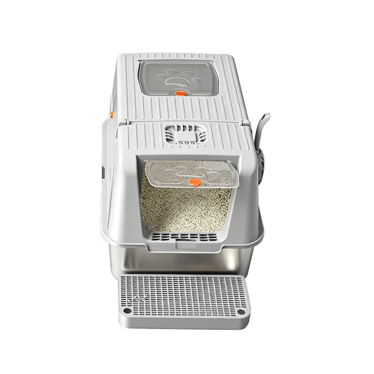 Only Self Pickup---Stainless Steel Cat Litter Box - A15