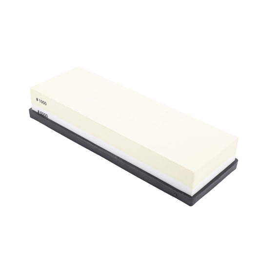 Sharpening Stone Light Yellow White Dual Sided 10 0 0 6000 Grit Wet Stone With Anti Slip Base For Kitchen Woodworking