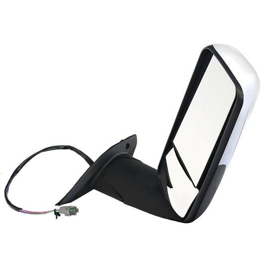 Chrome Heated Door Mirror For Freightliner Cascadia 2018-2023 Left Driver