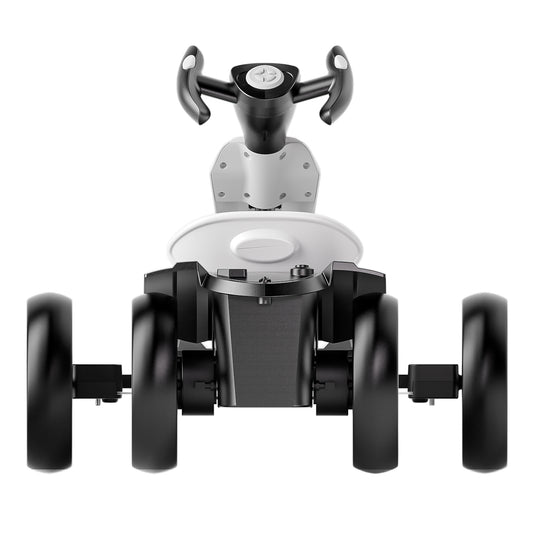 12V Electric Kids Pedal Go Kart, Folder Go Kart, Outdoor Ride On Toy With Adjustable Seat, 4 Non-Slip EVA Wheels For Boys And Girls For Age 3-6 Years Old, White