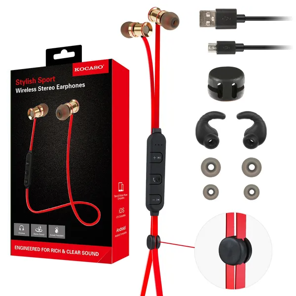 Sport Headsets Wireless V4.1 In-Ear Stereo Headphones Sweat-proof Running Earphones